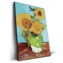 Three Sunflowers In A Vase #2