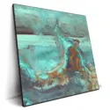 Teal and Gold #2