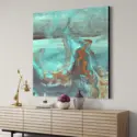 Teal and Gold #5