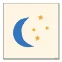 Moon and Stars #1