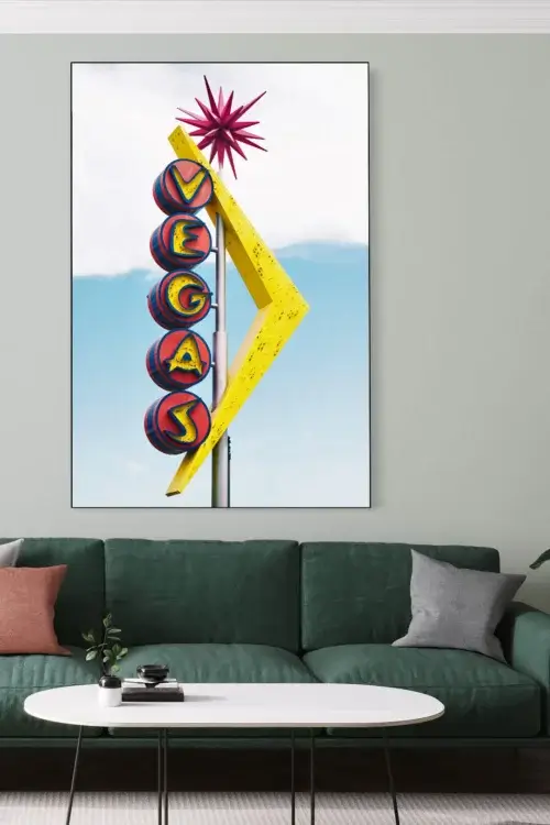 Famous landmark artwork