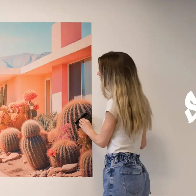 NEW Product Launch "Stickablez": <br />
New Peel-and-Stick Canvas Prints for Easy, Affordable Wall Decorating