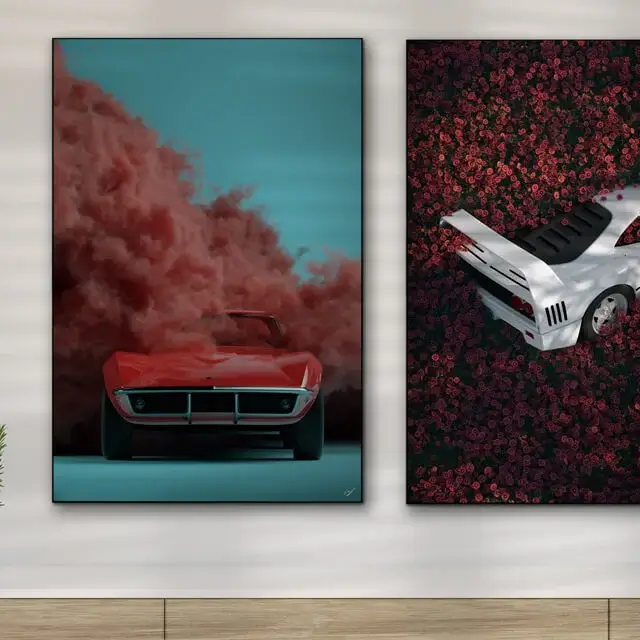Konji Art Pieces CGI Surreal Artwork