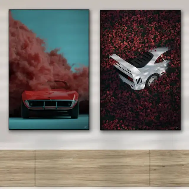 Konji Art Pieces CGI Surreal Artwork