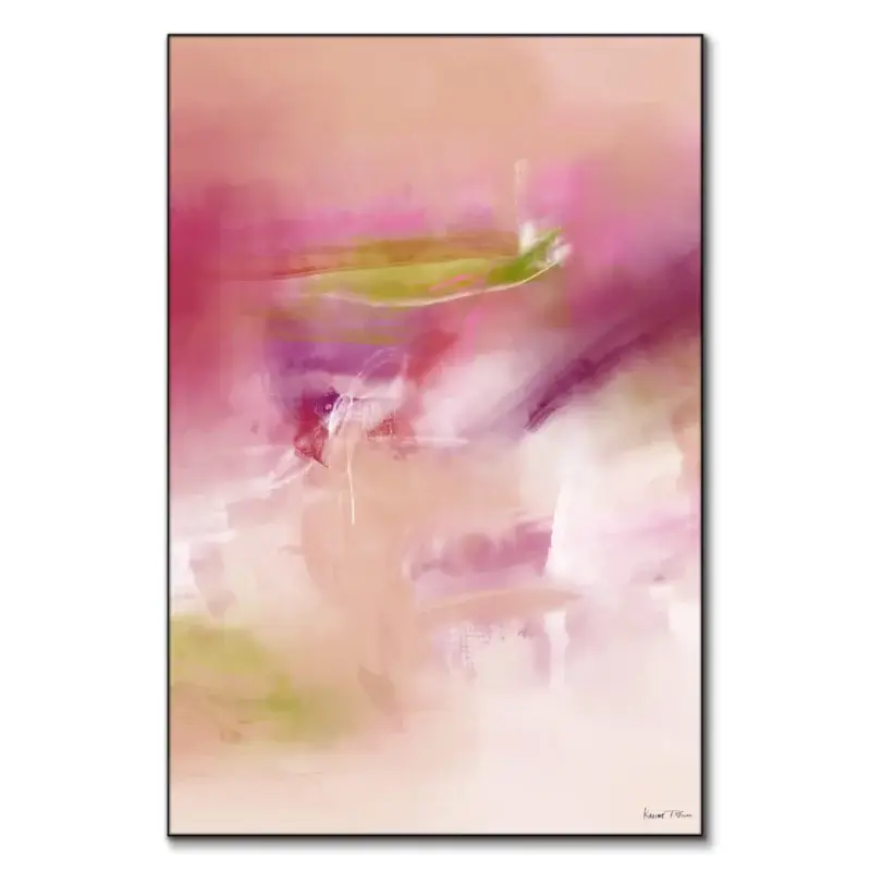 Love and Pain No. 2 Pink Wall Art by Karine Tonial Grimm