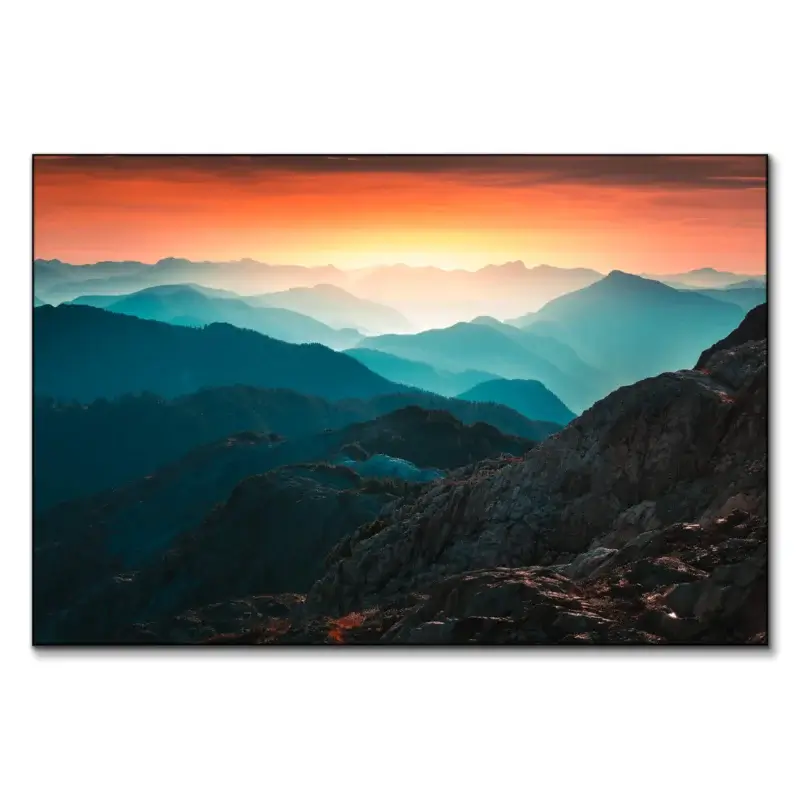 Endless Horizons Vibrant Wall Art by Zach Doehler