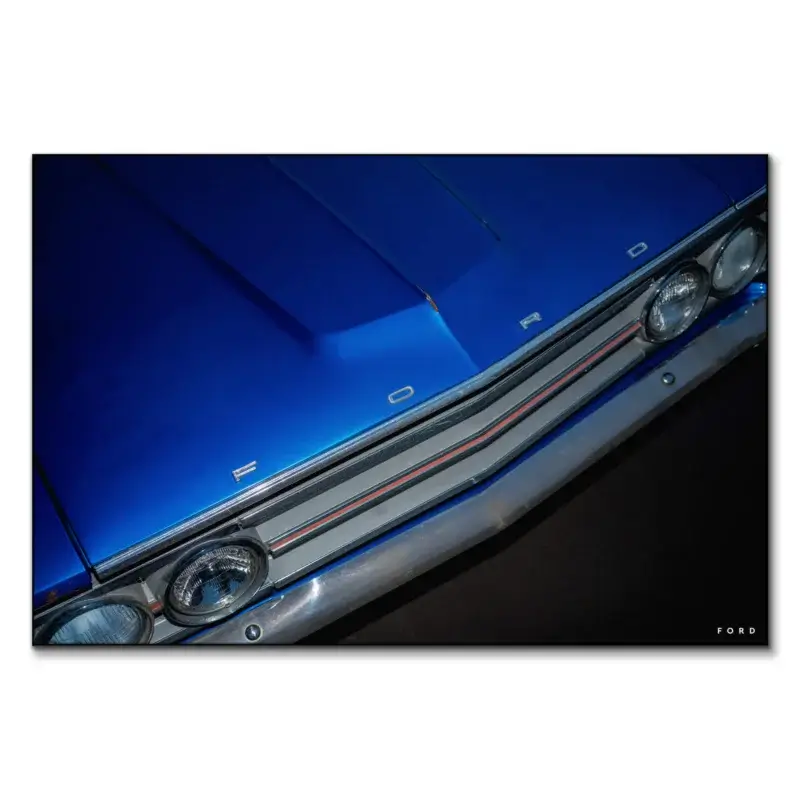 Torino Blue Wall Art by Nick Ford