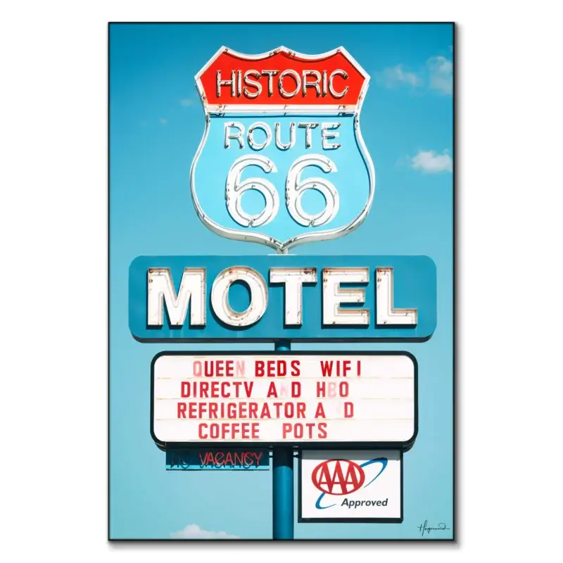 Motel 66 Wall Art by Philippe HUGONNARD