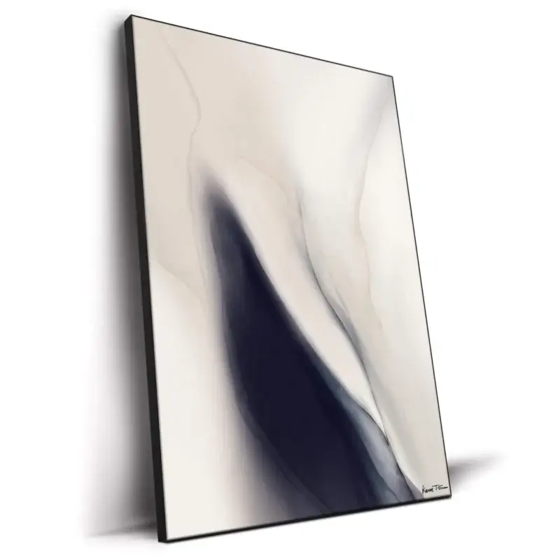 Blue Shadows Neutral Wall Decor by Karine Tonial Grimm