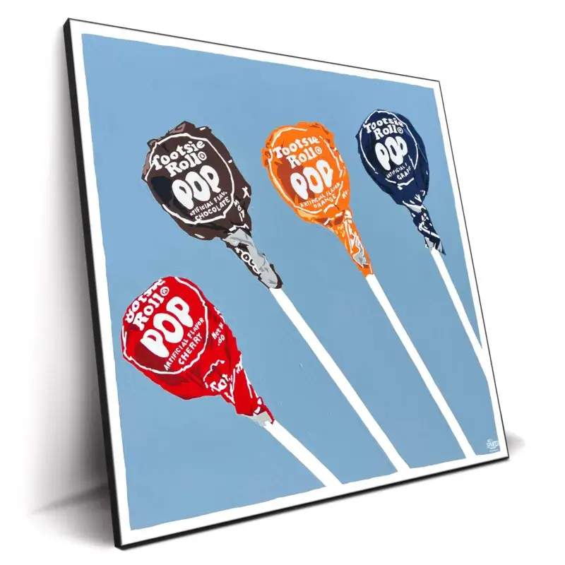 Hey Toots Blue Wall Decor by Art of Spanjer