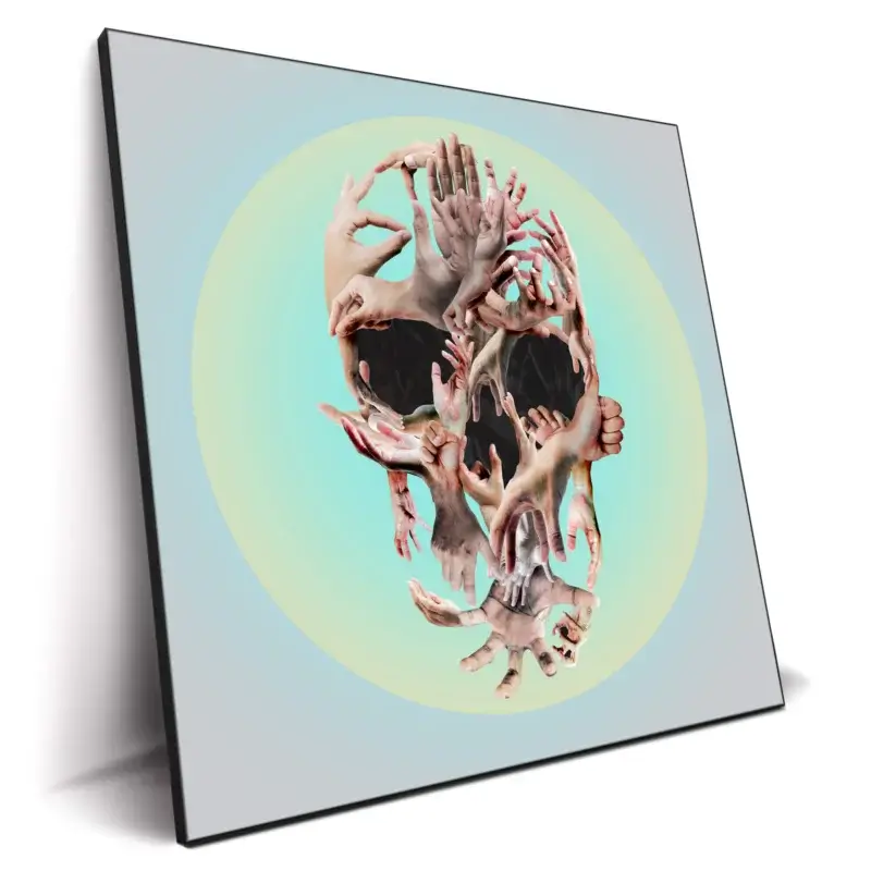 Hands Skull Wall Decor by Ali Gulec