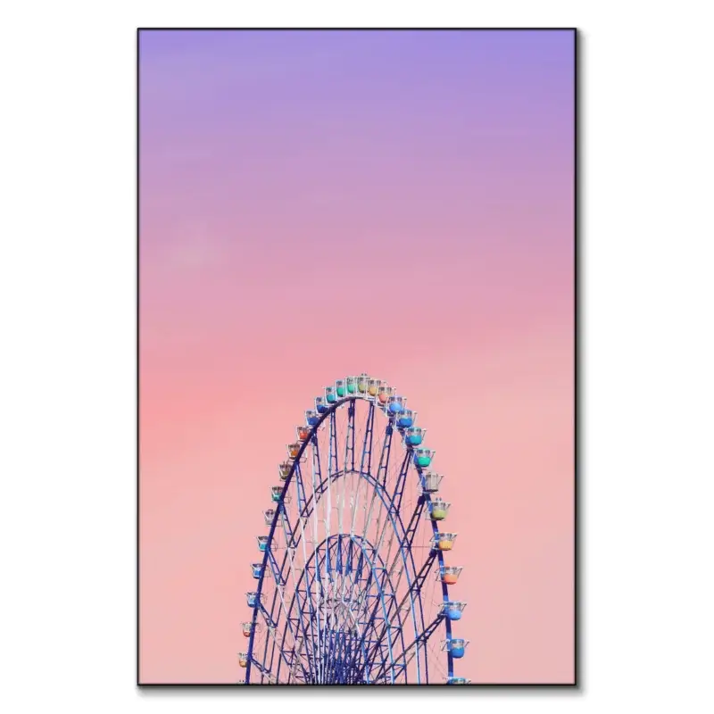 Odaiba Purple Wall Art by Arytron