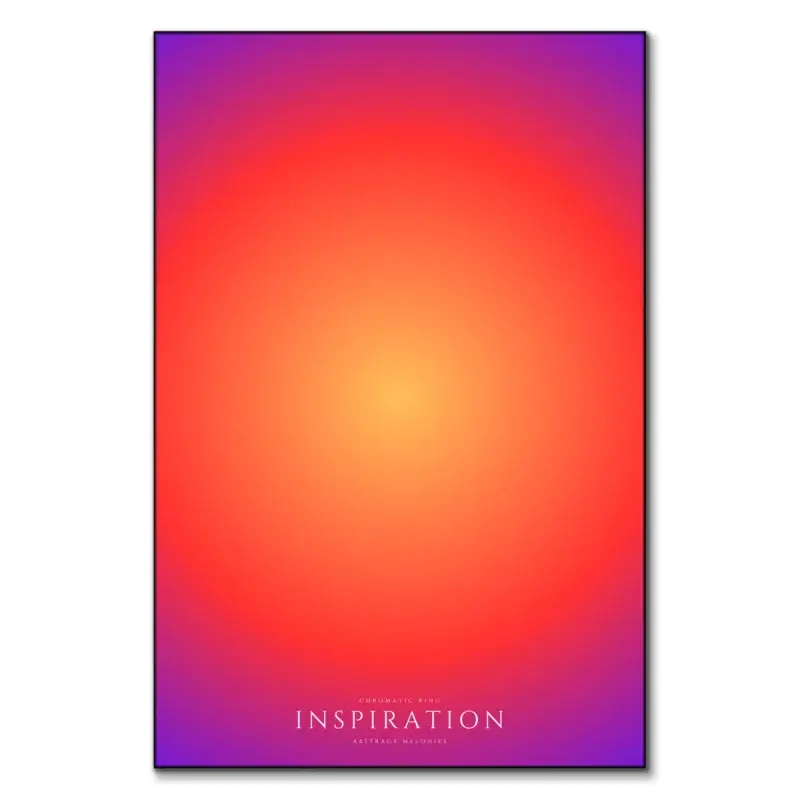 Inspirational Warm Wall Art by RS Lab Studio
