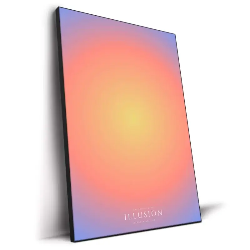 Illusion Colorful Wall Decor by RS Lab Studio