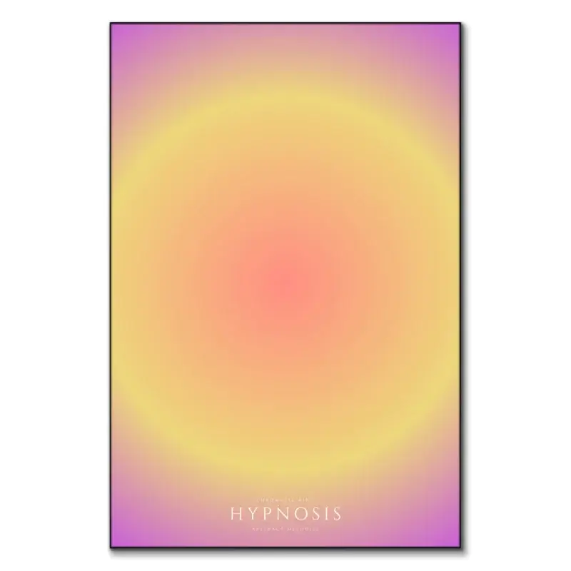 Hypnosis Yellow Wall Art by RS Lab Studio