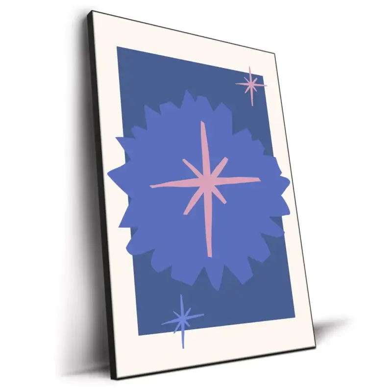 Morning Glory Blue Wall Decor by RS Lab Studio