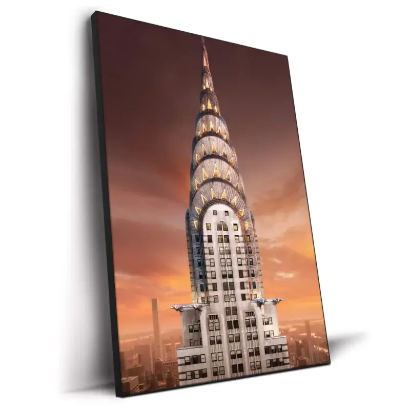 Chrysler Building Brown Wall Decor by Chris Hytha