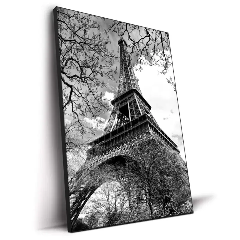 Eiffel Tower Paris Black and White Wall Decor by Philippe HUGONNARD