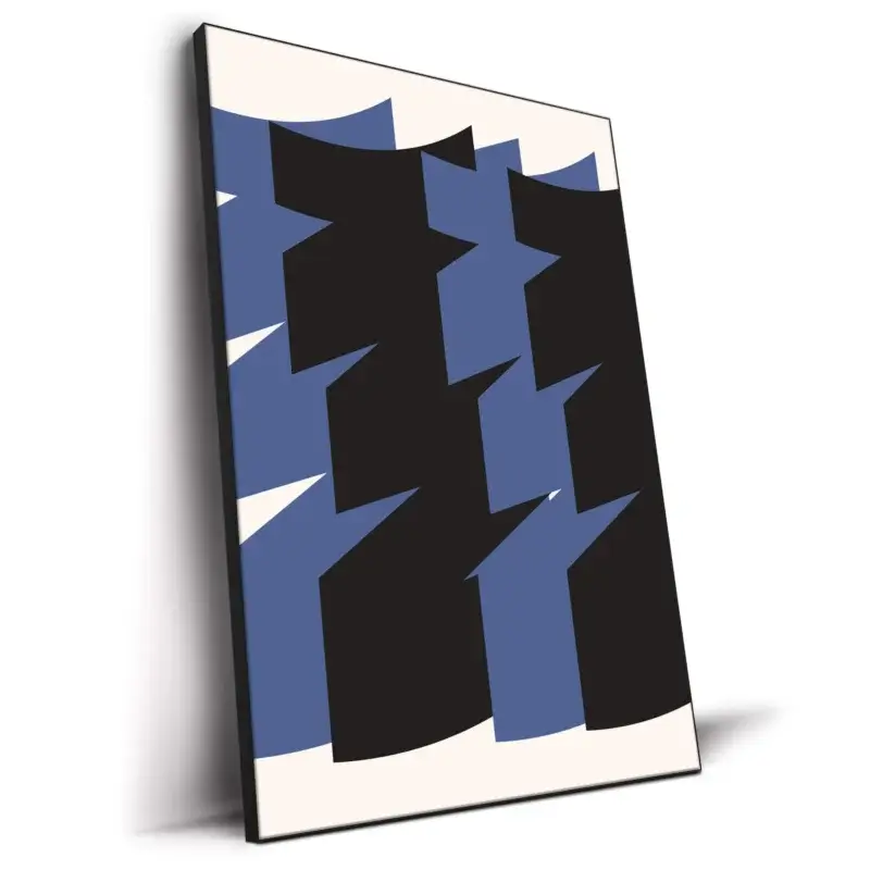 Changes Blue Wall Decor by RS Lab Studio