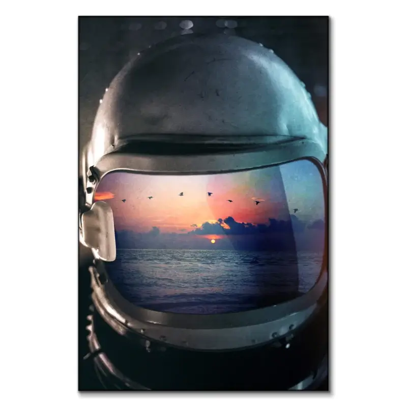 Sunset Traveler Wall Art by Seamless