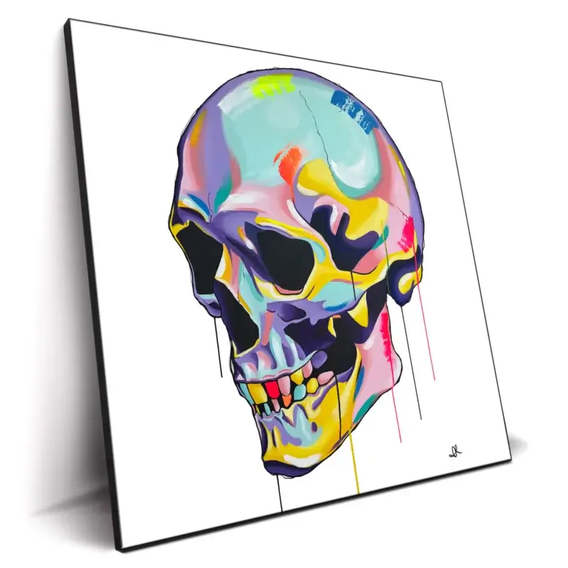 Colorful Skull Colorful Wall Decor by IR Artwork