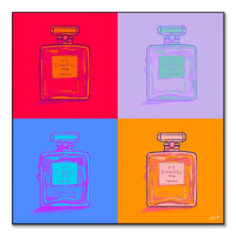 No.5 Vibrant Wall Art by Nuwarhol