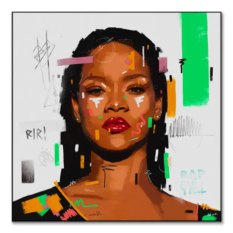Badgal Riri Wall Art by Nuwarhol