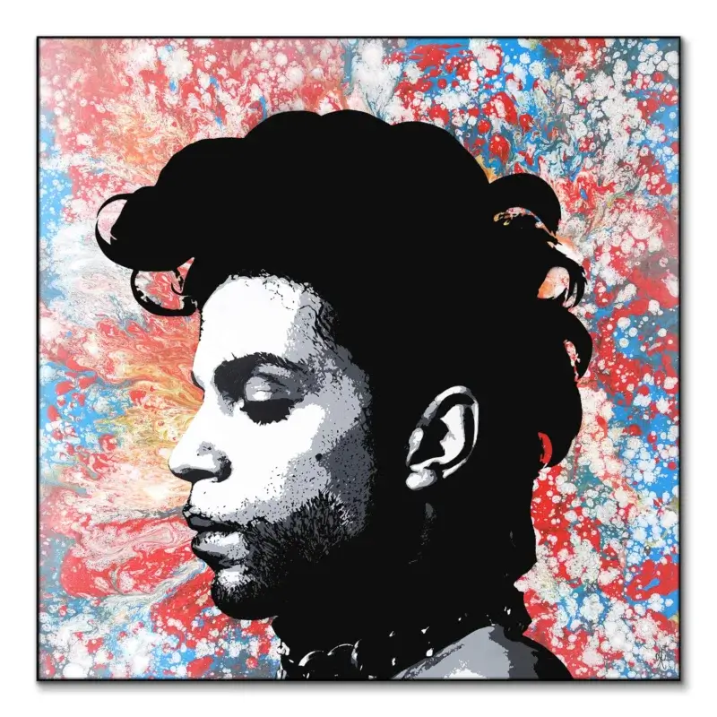 Prince In Color Vibrant Wall Art by Lukas Avalon