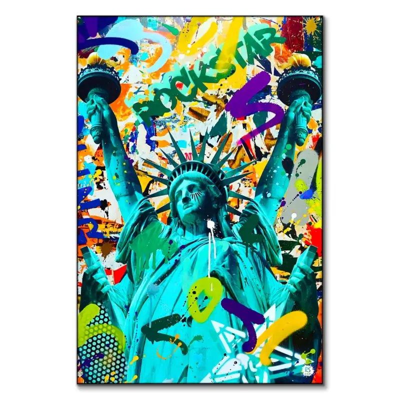 Statue of Liberty Graffiti Wall Art