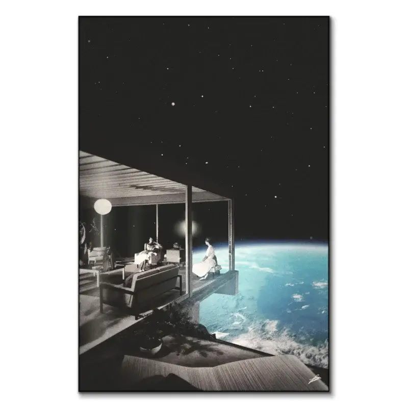 The View Black and White Wall Art by Fran Rodríguez
