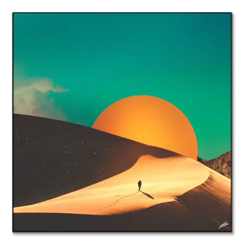 Thirst Orange Wall Art by Fran Rodríguez