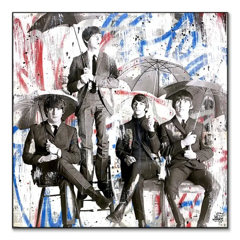 Beatles Vibrant Wall Art by Seek One