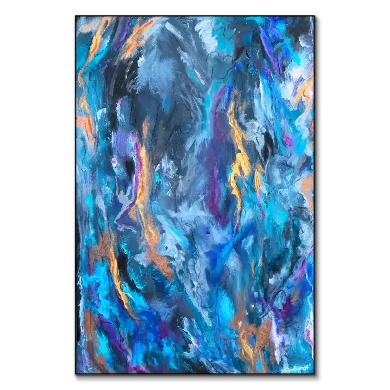 Moody Me Vibrant Wall Art by Bob Lombardi