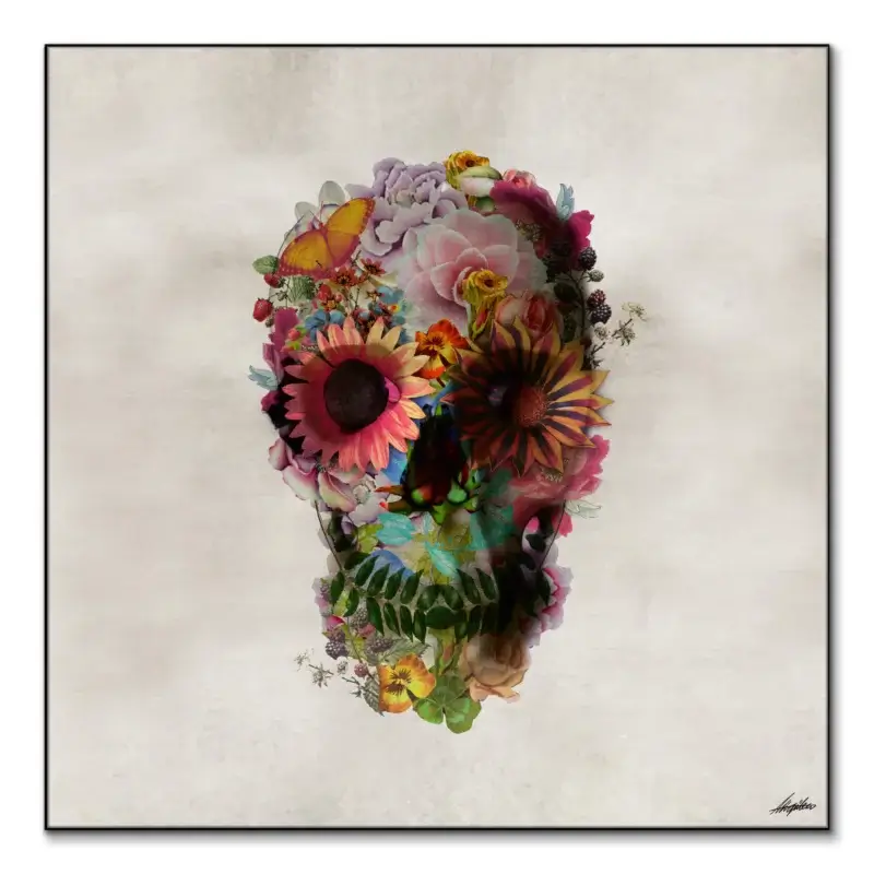 Skull Warm Wall Art by Ali Gulec