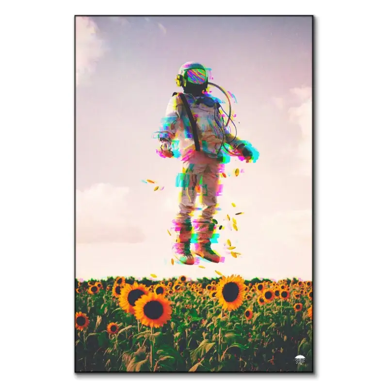 Astro Glitch Wall Art by Seamless