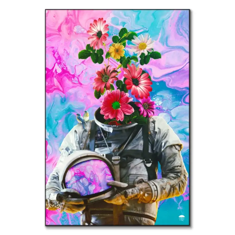 Astro Trip Colorful Wall Art by Seamless