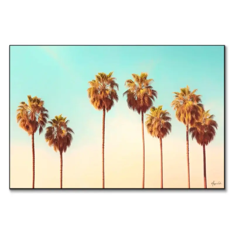 Hollywood Palms Pastel Wall Art by Philippe HUGONNARD
