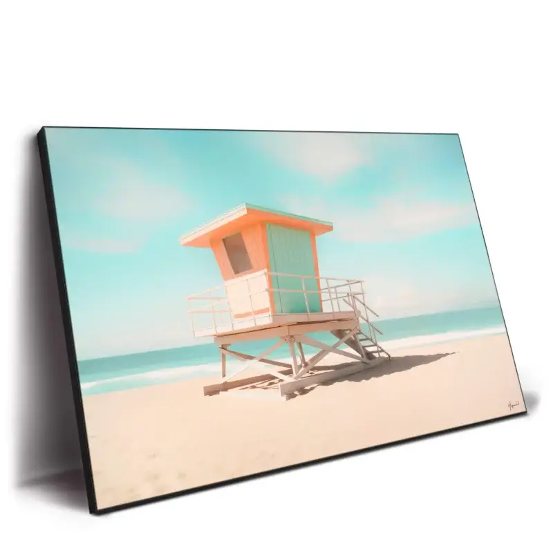 Lifeguard Tower Moods Pastel Wall Decor by Philippe HUGONNARD