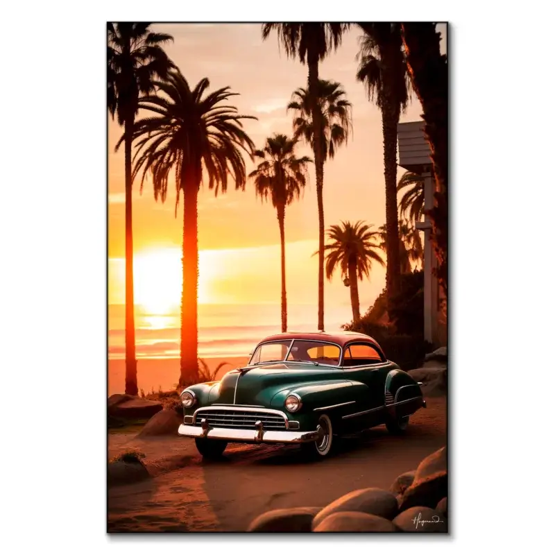 Nostalgic Nocturne Warm Wall Art by Philippe HUGONNARD