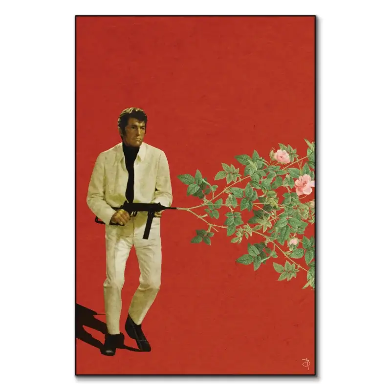 Kill Them With Love Red Wall Art by BambashkART