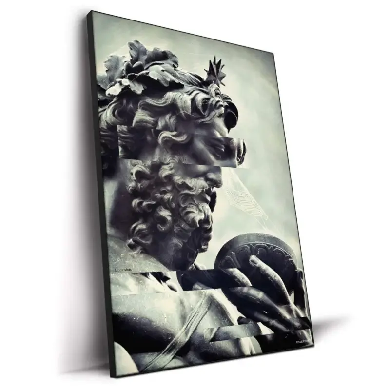 Glitch Zeus Green Wall Decor by Underdott