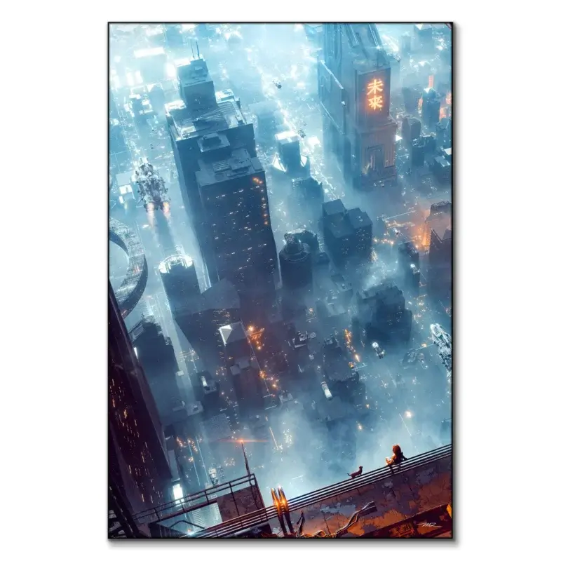 Night Watchers Cool Wall Art by Marco Zagara