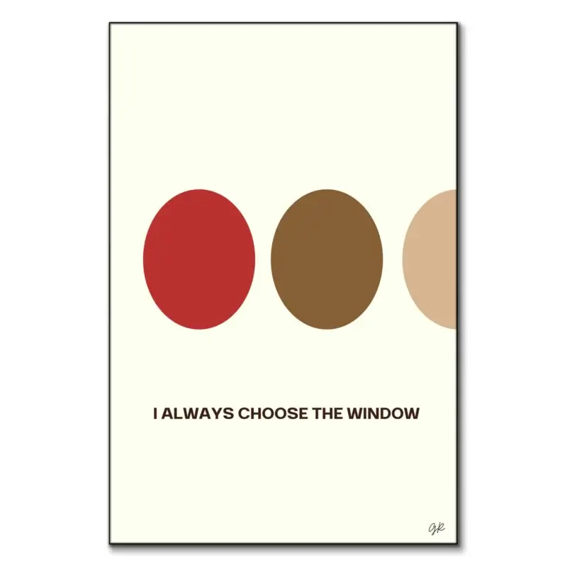 The Window Let's You Control Your Own Destiny 3.0 Neutral Wall Art by George Rosaly