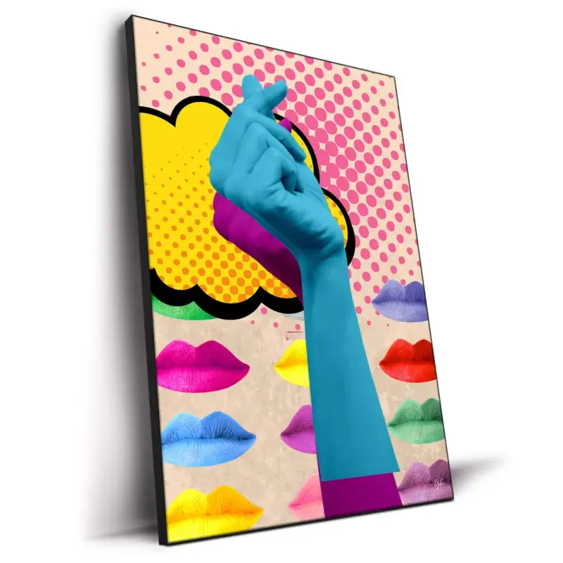 The Power Of Optimism Blue Wall Decor by George Rosaly