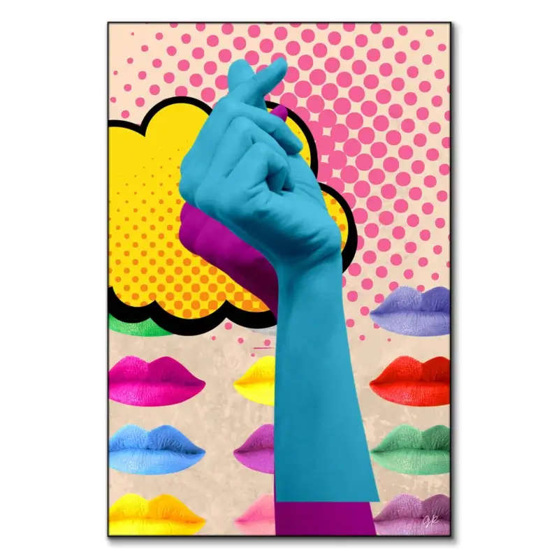 The Power Of Optimism Blue Wall Art by George Rosaly
