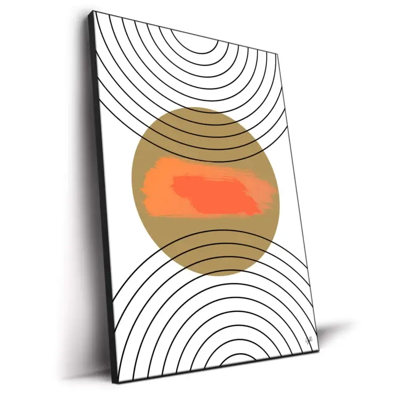 Tainted Boho Black and White Wall Decor by George Rosaly