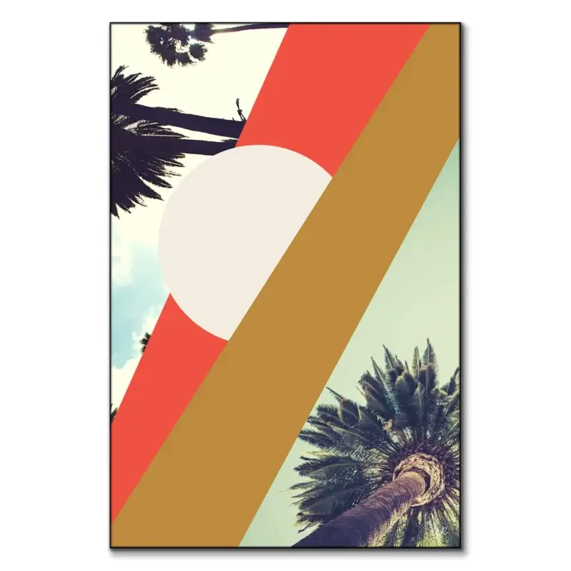 LA Sunshine Colorful Wall Art by George Rosaly