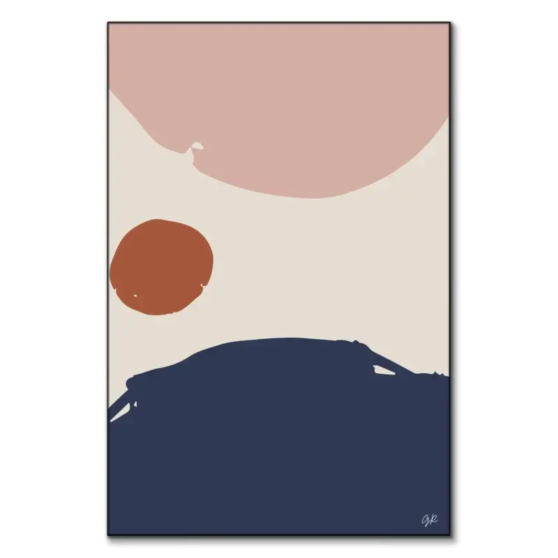 La Cienega Boulevard 3 Pastel Wall Art by George Rosaly