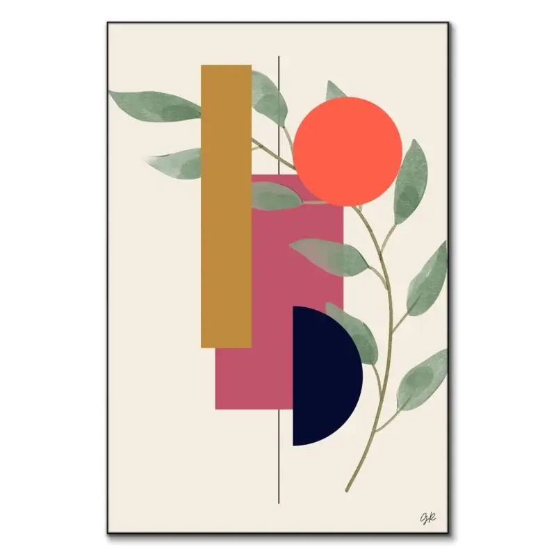 Abstract Garden Colorful Wall Art by George Rosaly