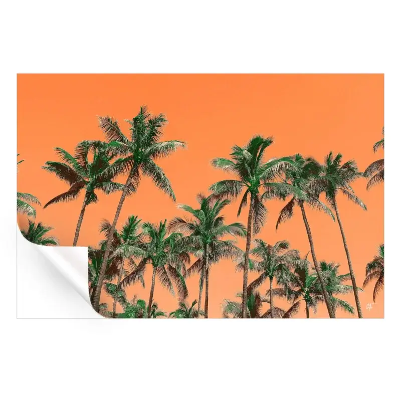 Idyllic Orange Wall Art by Arytron